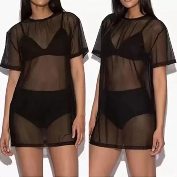 100% MESH Swimsuit or Bikini Cover Up or Night Party Dress! You choose/One size - Picture 4 of 8